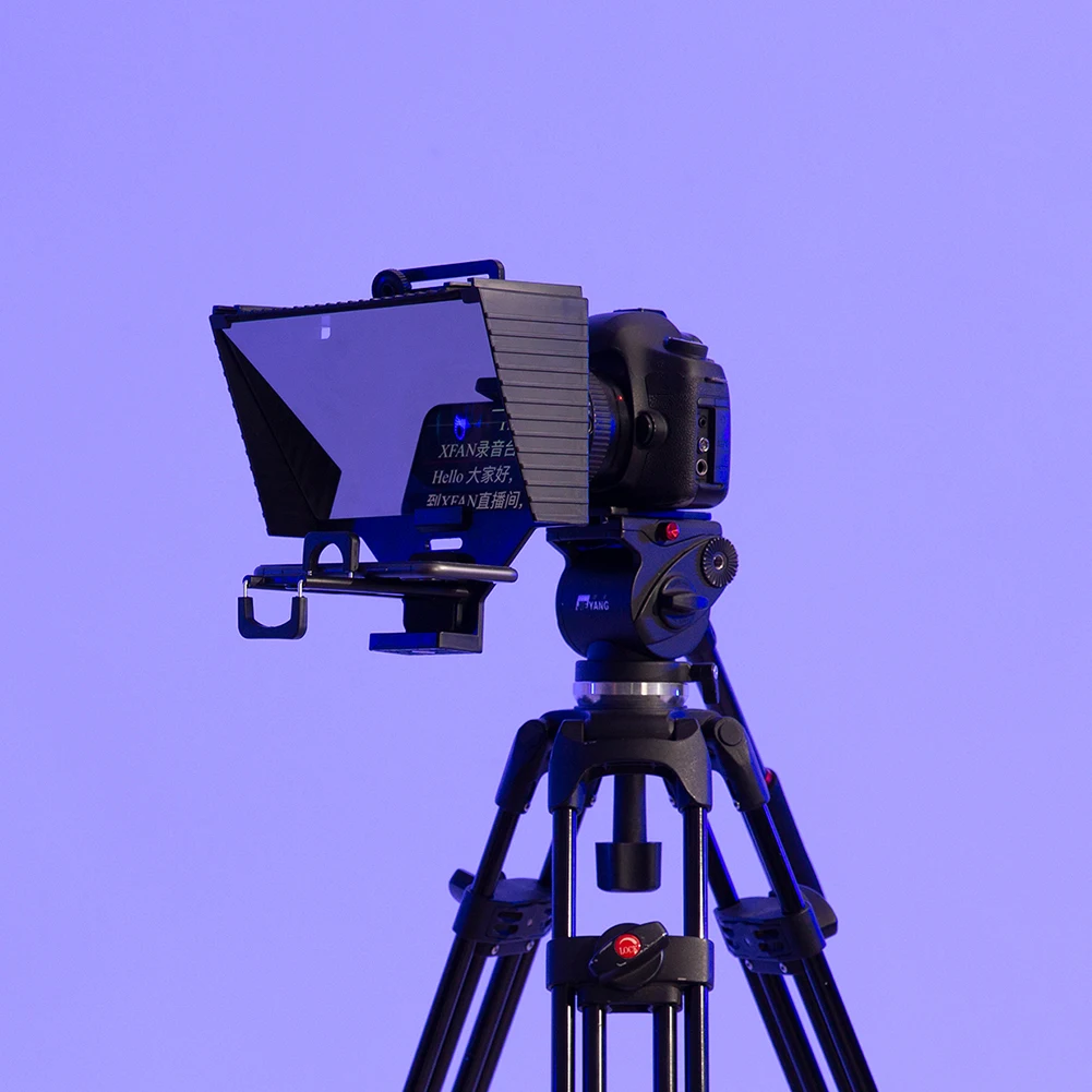 Телесуфлер речь для интервью телефона и планшета DSLR записи телесуфлер