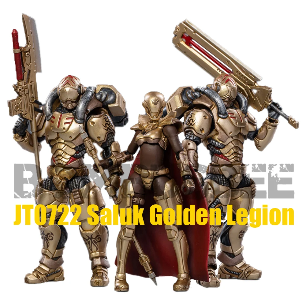 

[В наличии] joytoy источник масштаб 1/18 сражение за звезды Салюк Золотой Легион набор из 3 Экшн-фигурок роботов солдат игрушка JT0722