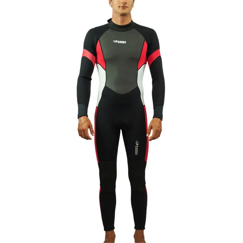 Неопреновые костюмы для дайвинга 3 мм цельная одежда серфинга с длинным рукавом