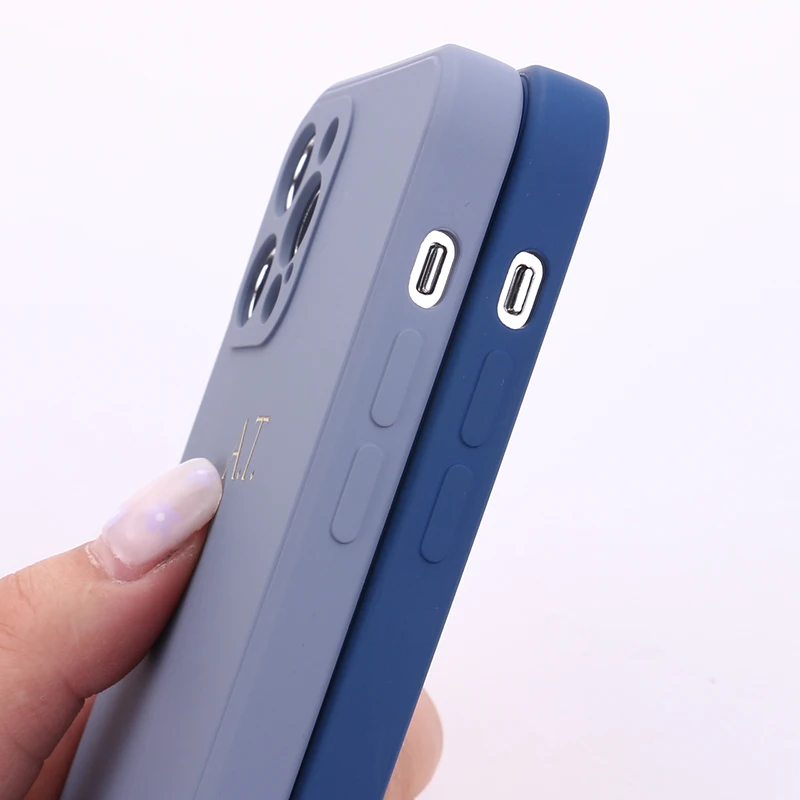 Чехол из жидкого силикона для iPhone 14 13 12 11Pro Max Mini XS XR