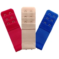 2 buckles cotton bra extender with elastic belt extension buckle longer bra accessories 0302