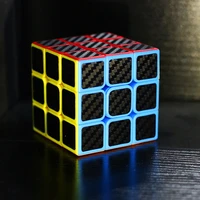 3x3x3 and 22 carbon fiber sticker magic cube puzzle 3x3 speed cubo magico square puzzle gifts educational toys for children