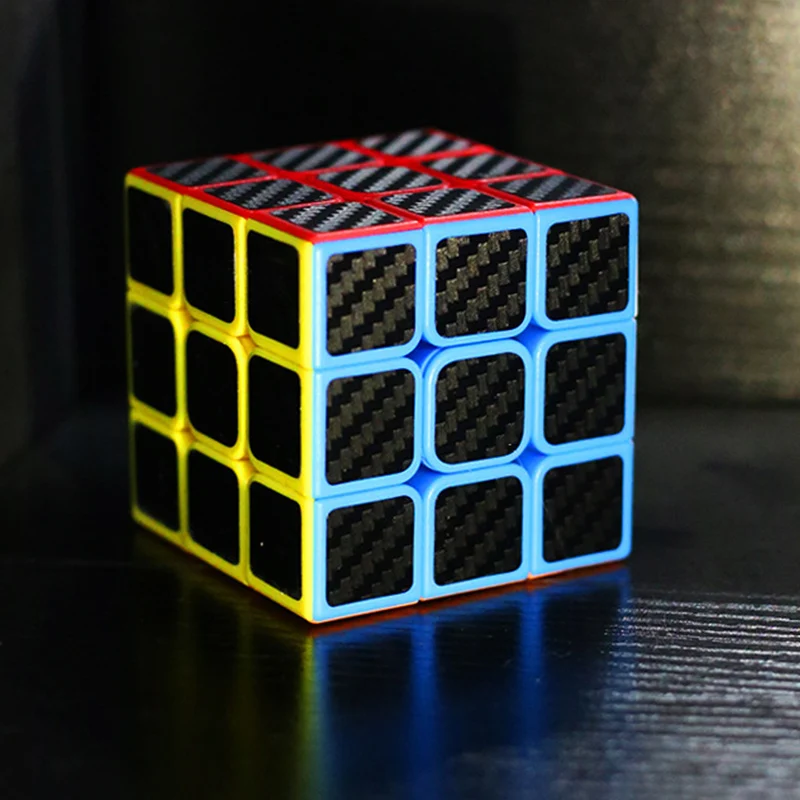 3x3x3 и 2*2 наклейка из углеродного волокна магический куб головоломка 3x3 скорости