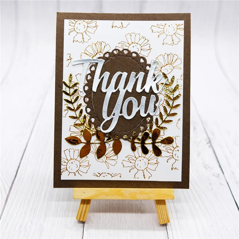 YaMinSanNiO Благодарим Вас за слова металлические режущие штампы Скрапбукинг для