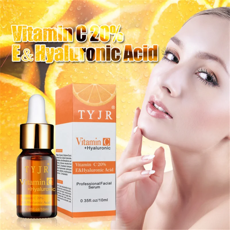 

VC Essence Hyaluronic Stock Facial Care Fading Marks Moisturizing Whitening Shrink Pores Brightening Skin Face Serum