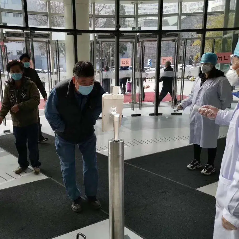 

Non-contact Body Temperature Measuring Face Recognition Automatically Identify Unmasked Temperature Camera System