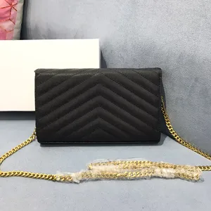 classic hot style high quality luxury brand cowhide caviar lady chain bag famous designer brand womens shoulder bag handbag free global shipping