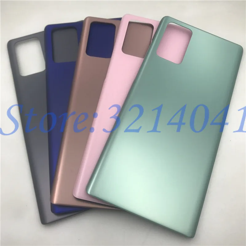 

10Pcs/Lot For Samsung Galaxy Note 20 Note20 N980 SM-N980F Battery Door Rear Housing Back Cover With Sticker Adhesive +Logo