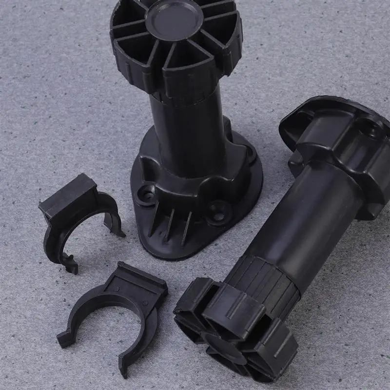 

8pcs Thicken Adjustable Height Furniture Legs Plastic Table Legs for Sofa Cabinet Foot Support Furniture Accessories (100-120 Bl