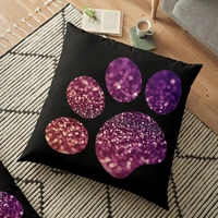 cat paw purple glitter paw printed decorative cushion sofa cover pillow pillowcase decorations for home decor pillow cover 2021