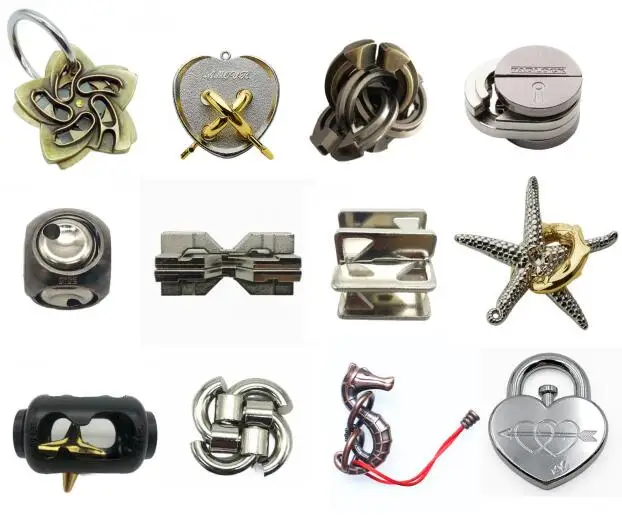 Классический металлический головоломка IQ переключающие образовательные