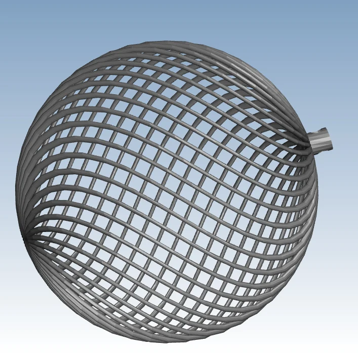 

Twisted ball Custom order highqualityhighprecision digital models 3D printing service Artistic things ST2522