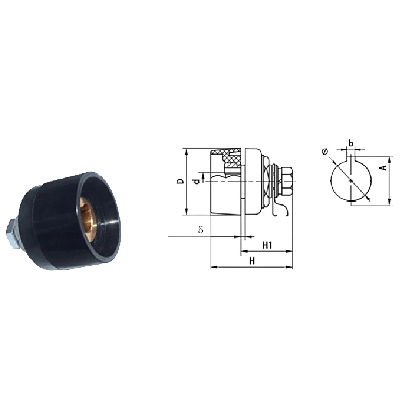 

Quick Fitting Cable Connector Plug SocketWelding Machine High Quality Real Copper Rubber