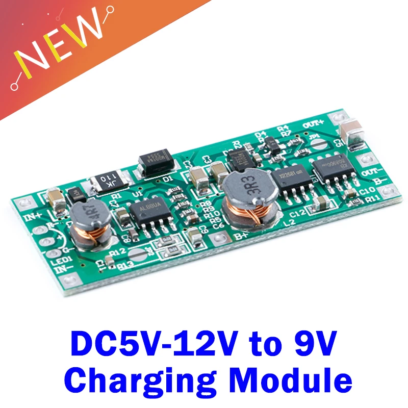 DC DC5V 12V to 9V зарядный модуль для литиевой батареи 18650|Бесперебойное