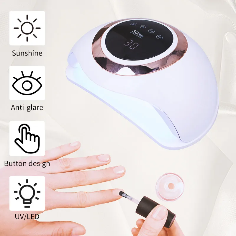 Лампа маникюрная УФ/LED для сушки всех видов гель лака Сушилка ногтей маникюра