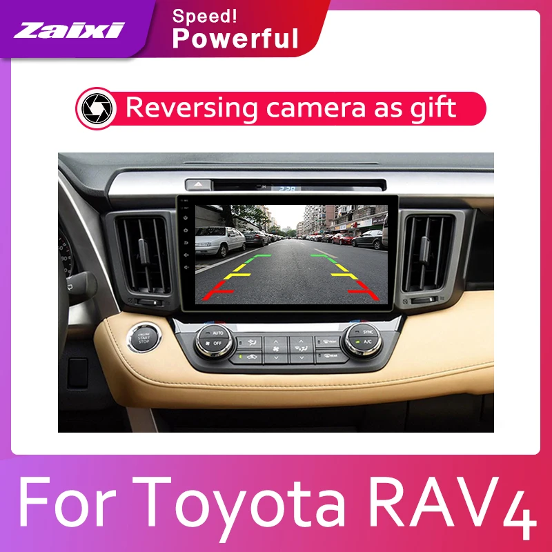 ZaiXi 2din автомобильный мультимедийный Android Автомагнитола для Toyota RAV4 XA40 2012 ~ 2018 Bluetooth