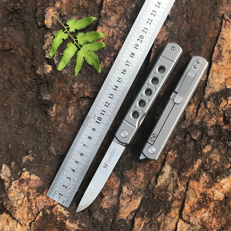Складной нож для рыбалки ручной инструмент кемпинга походов Dsteel тактический