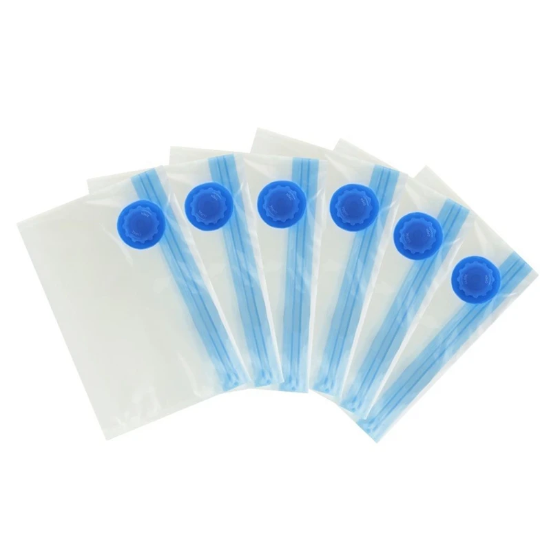 6 шт. 90x130 см Большая Вакуумная вакуумная сумка для хранения экономия пространства