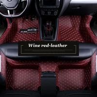 Custom car mats for Suzuki Grand Vitara Kizashi IGNIS Jimny Sx4 Swift Accessories All Weather Leather Auto Foot Rug Carpet