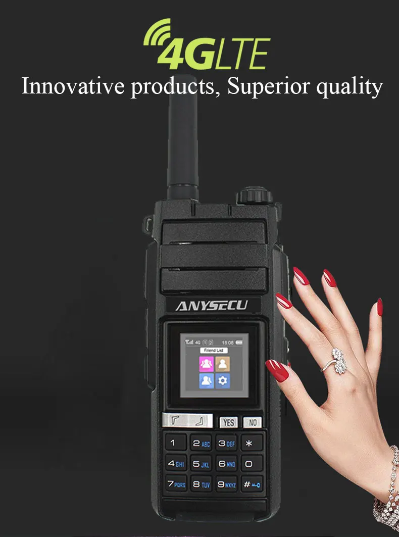 4G LTE быстрая связь PTT Walkie Talkie телефон две sim-карты gps один/группа/все расстояние вызова лимит(2 шт