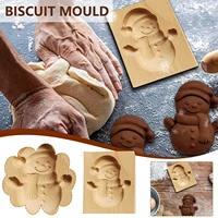 wooden baking mold embossing carved art craft decorating muffin mooncake biscuit chocolate presses stamp diy kitchen cake tool