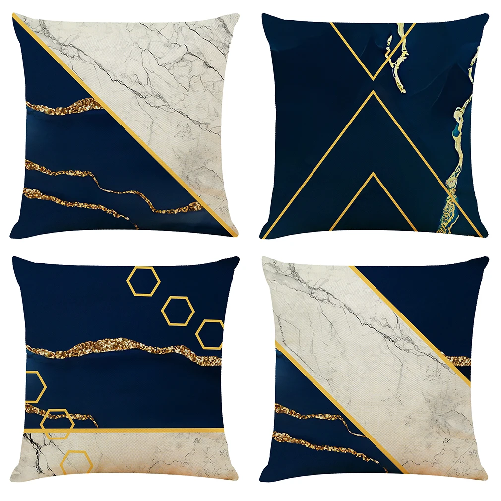

Marble Decoration Cushion Cover Navidad Throw Pillow Case funda cojin Bohemian Home Sofa Couch Chair Back Seat Cover 45x45cm