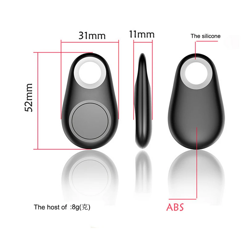 Smart Tag Wireless Bluetooth 4.0 Tracker Key Keychain Finder GPS Locator Anti Lost Alarm System 4 Colors to Choose