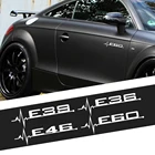 12 шт. для BMW E46 E36 E60 E39 E34 E70 F23 X5 X1 M2 M3 Z4 G30 E89 3 серии Автомобильная эмблема кузова багажника ПВХ декоративные наклейки Переводные