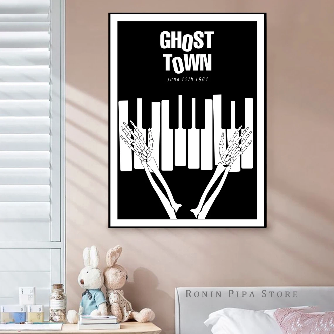 Постер с изображением Призрачного города, музыкальный альбом, Постер, Художественная печать, Картина на холсте, настенные картины, гостиная, домашний декор (без рамки)