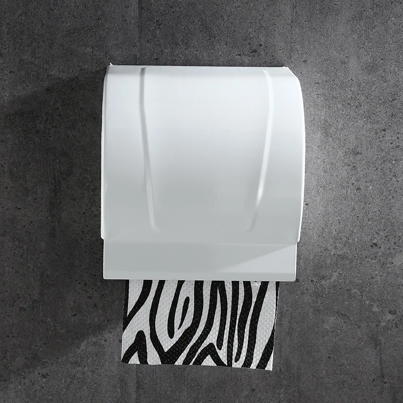 Белая алюминиевая подставка для туалетной бумаги в Северной Европе стандартная