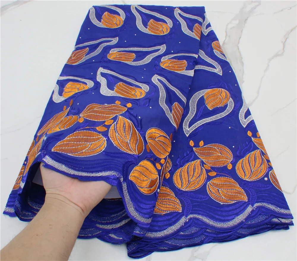 Африканская хлопчатобумажная кружевная ткань PGC 2021 Высококачественная