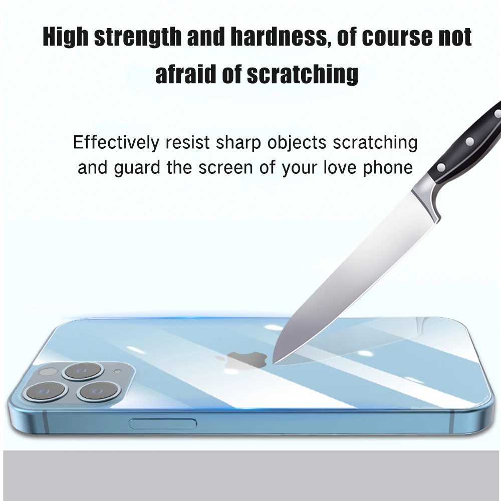

back film for iPhone 6 7 8 s Plus XR XS Max SE2020 Camera Glass Full Cover for Apple iPhone 12 11 Pro Max Mini screen protector