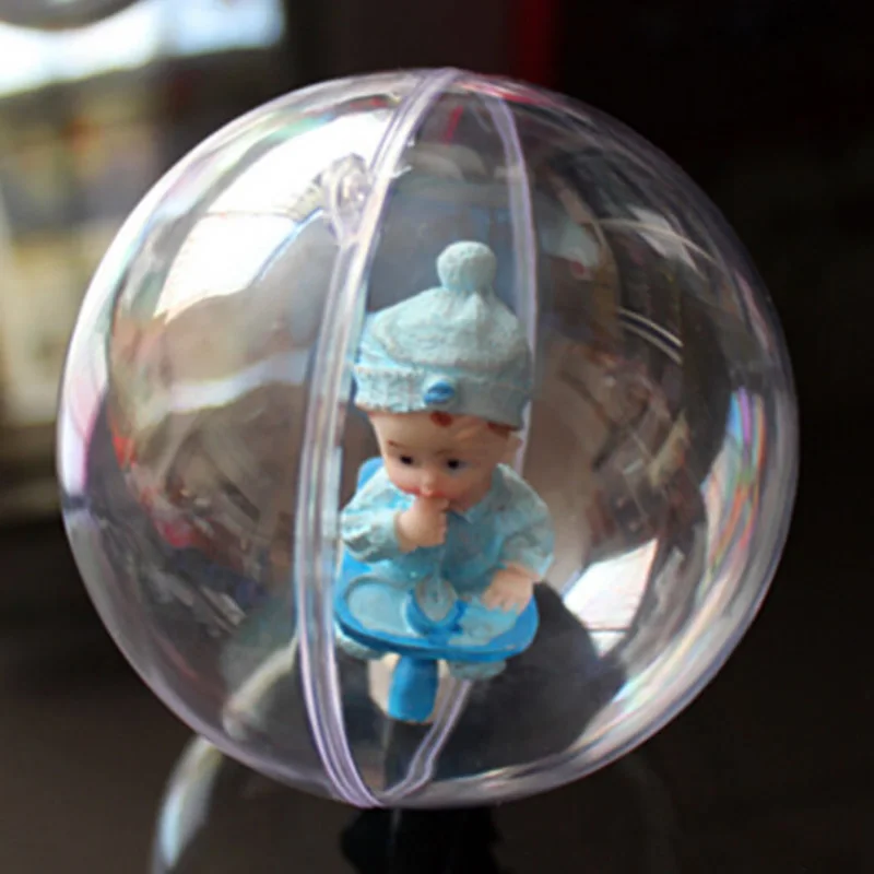 Прозрачный пластиковый полый шар Рождественская елка висячие украшения