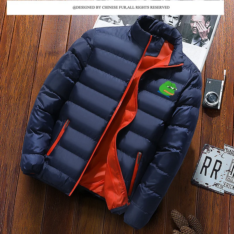 

2021 new warm and thick men's cotton jacket men's casual winter cotton down