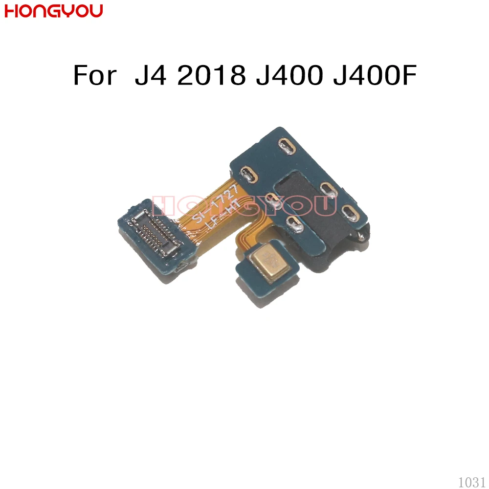 30 шт./лот для Samsung Galaxy J4 2018 J400 J400F разъем наушников аудио шлейф с микрофоном|Шлейфы