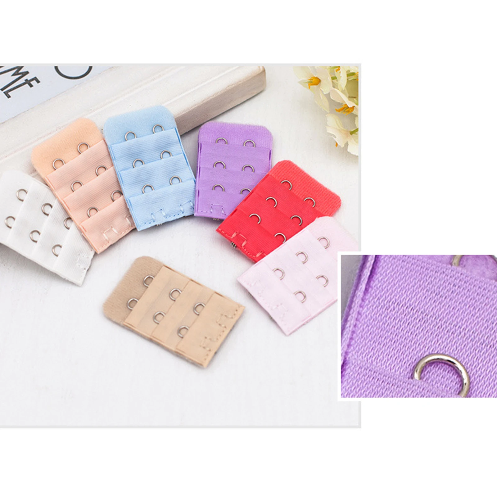 

3Pcs Bra Extender Strap Extension 2/3/4 Hooks 3 Rows Intimates Adjustable Belt Buckle Replacement Bra Extender For Women