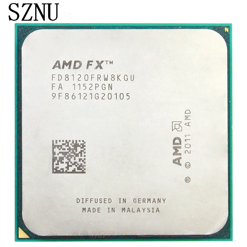 

AMD FX-Series FX-8120 FX 8120 3.1 GHz Eight-Core CPU Processor 125W FX8120 FD8120FRW8KGU Socket AM3+