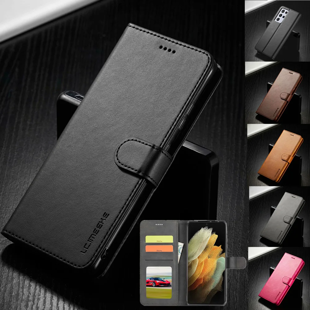 

Case for Samsung Galaxy S21 S30 S20 FE ultra S10 S9 S8 plus A42 A52 A72 A32 A12 A21s A31 A41 A51 A71 A50 A70 Flip leather case