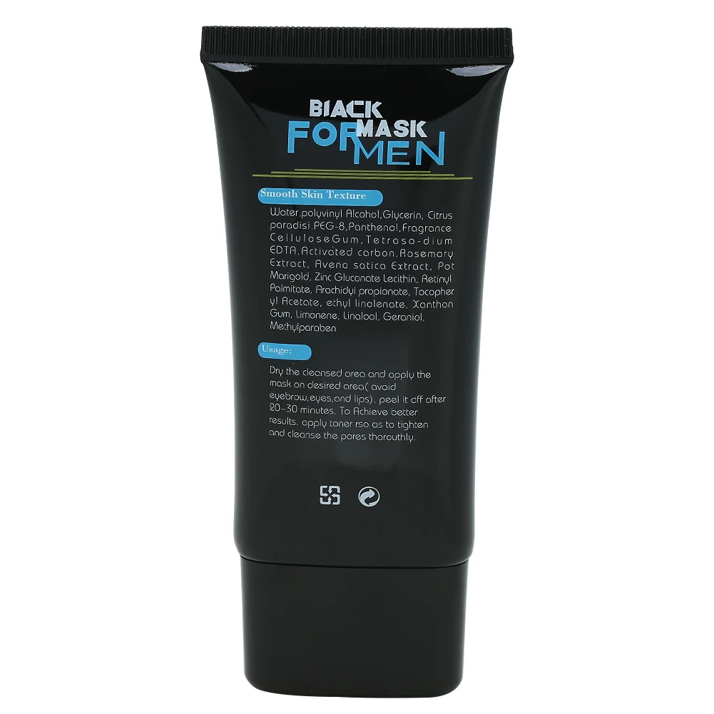 Мужская всасывающая черная маска для лица Acne Treat men ts осветляющая Очищающая Удаление угрей глубокое очищение для акне уход за шрамами на коже