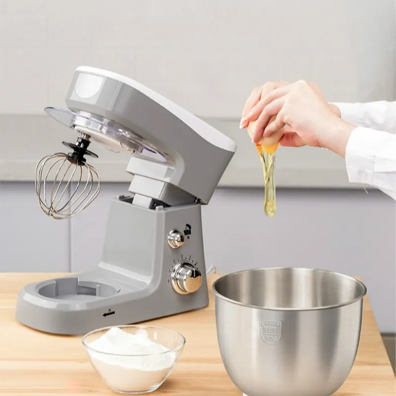 

1200W 5L Stainless Steel Bowl Kitchen Food Stand Mixer Cream Egg Whisk Whip Dough Kneading Mixer Blender
