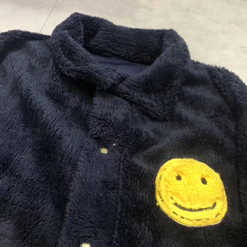 Новинка CPFM. XYZ куртка для мужчин и женщин высокое качество Smiley Face теплый зеленый красный синий Kanye CPFM. XYZ куртки пальто