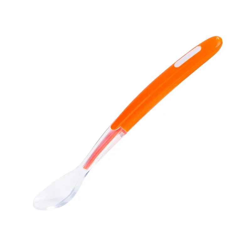 

Candy Color Baby Silicone Food Supplementary Feeding Soft Spoon
