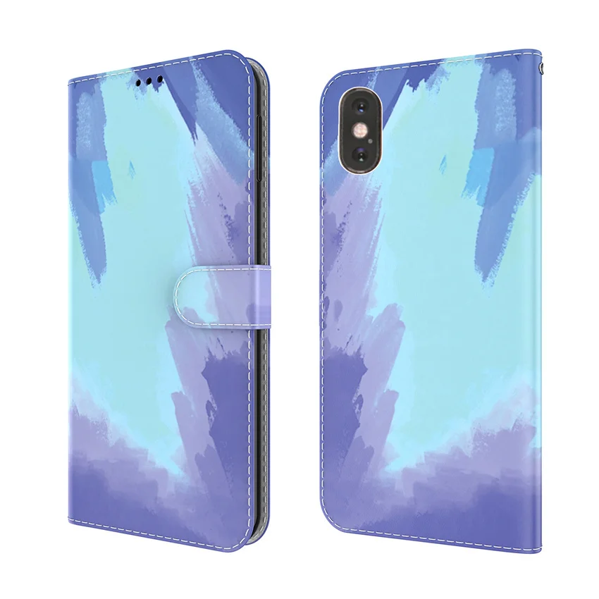 Чехол-книжка для iPhone 6 7 8 SE 2 6S Plus 12 11 Pro X XS XR Max кожаный | Мобильные телефоны и