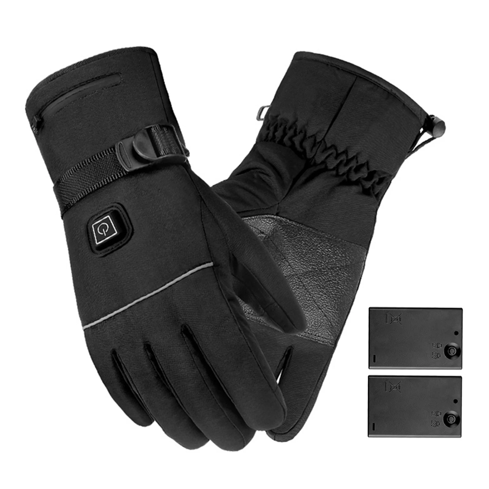 Heated Glove For Men Women Built-in Battery Electric Heated Gloves With 3 Heating Levels Winter Warm Glove Liners For Riding Ski