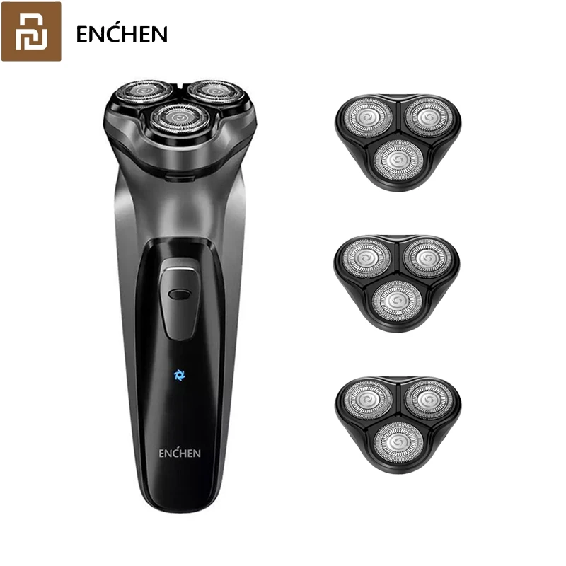 

Enchen Men's Electric Shaver Type-C USB Rechargeable Shaver 3-Blade Portable Beard Trimmer Smart Float for Facial Care