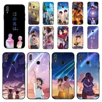 fhnblj your name phone case for huawei honor 10 i 8x c 5a 20 9 10 30 lite pro voew 10 20 v30