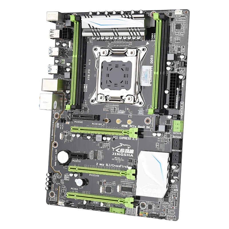 Материнская плата LGA 2011-V2 4 канала 64 ГБ DDR3 ECC ОЗУ NVME M.2 USB3.0 SATA3.0/2 0 для Intel Xeon V1 V |