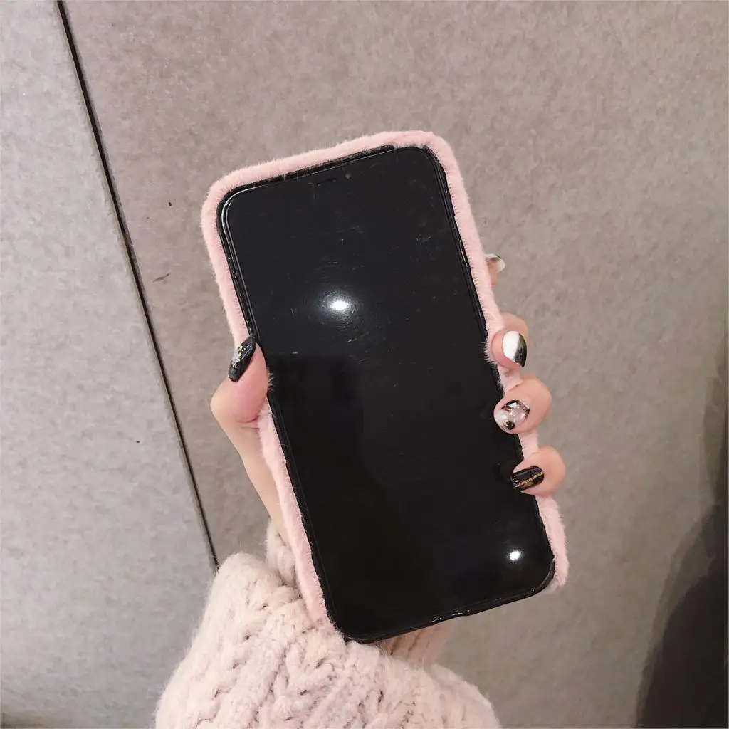 Плюшевый Меховой чехол для Meizu Note 6 6T M6T A5 5C M16 16 16S 5S M5s 15 рlus Lite M9C M8 M3 M6 M5 меха теплые детские носки в полоску, крышка