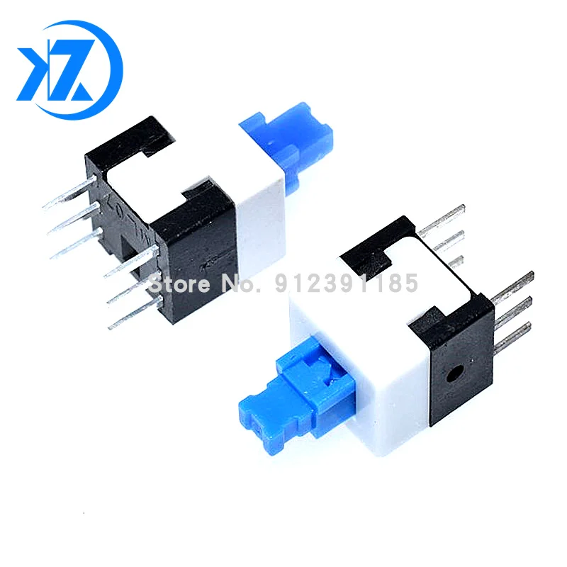 10PCS/LOT 5.8*5.8 7*7 8*8 8.5*8.5mm Self Locking Push Tactile Power Micro Switch Kit 6 Pin Button Switches | Обустройство дома
