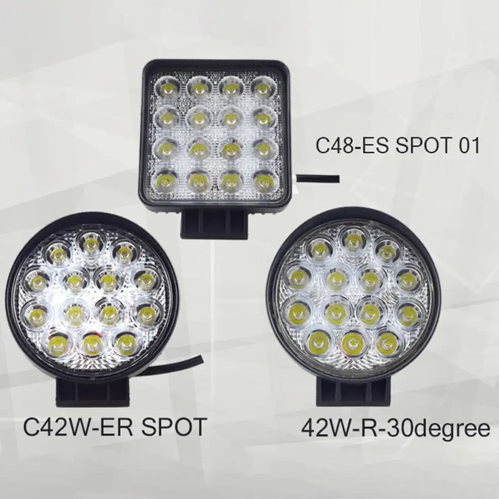 Автомобильный светодиодный рабочий светильник 48 Вт дикий автомобильный